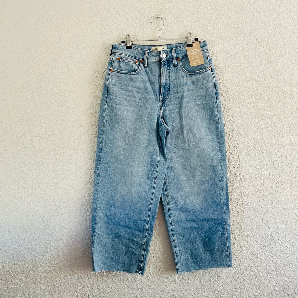 Madewell The Curvy perfect Vintage Wide Leg Crop Jean